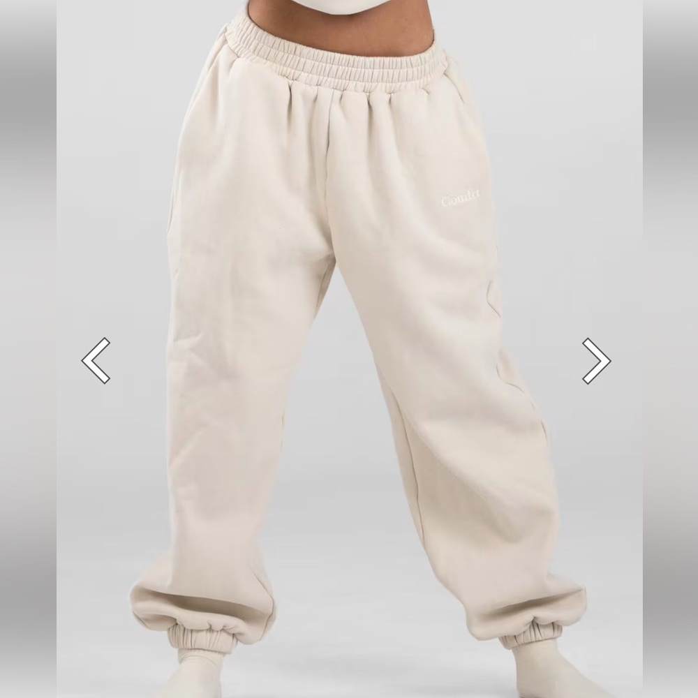 Comfrt Cream Joggers - Picture 2 of 4